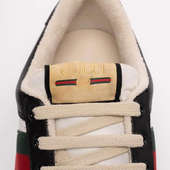 GUCCI Screener logo web stripe sneakers - Picture 11 of 12